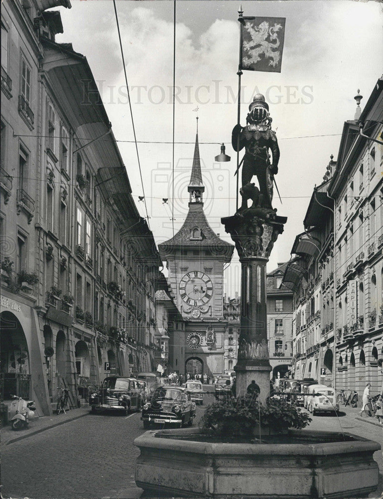 1981 Press Photo Medieval city of Berne, Switzerland. - Historic Images