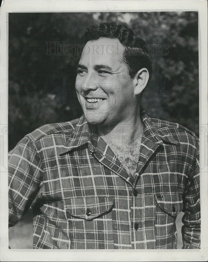 1958 Press Photo Norman Atkins in &quot;Most Happy Fella.&quot; - Historic Images