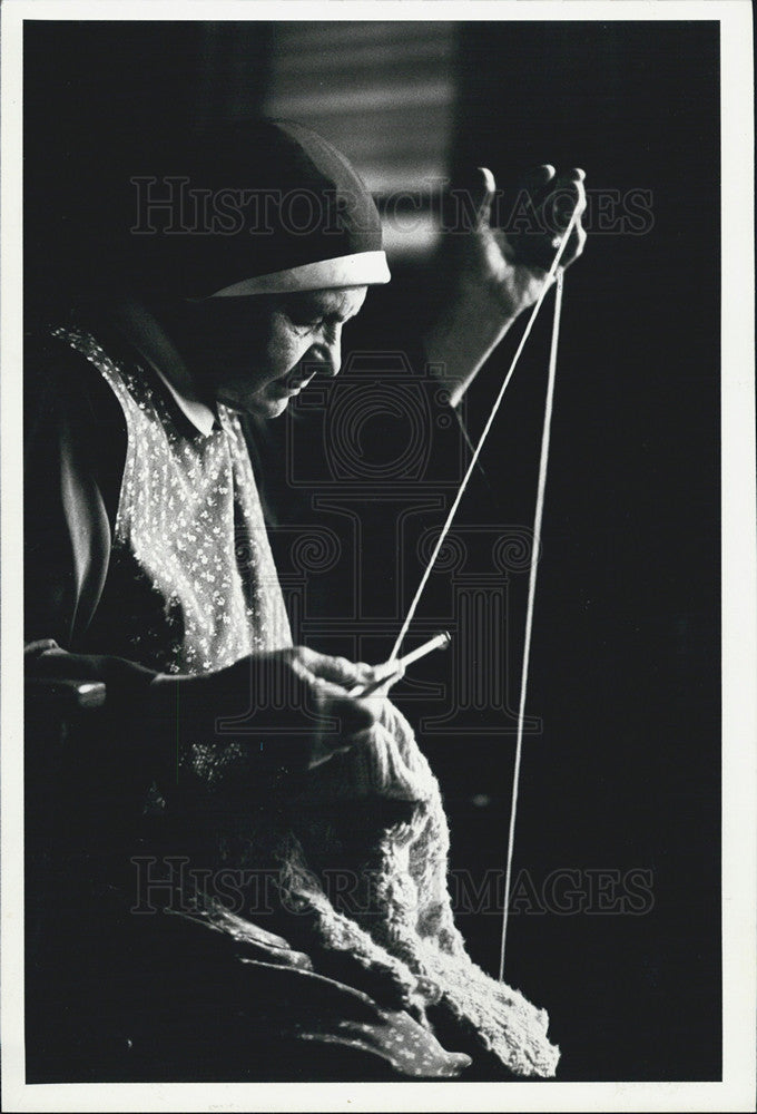 1980 Press Photo Sister Benigna, Scholastica&#39;s school. - Historic Images