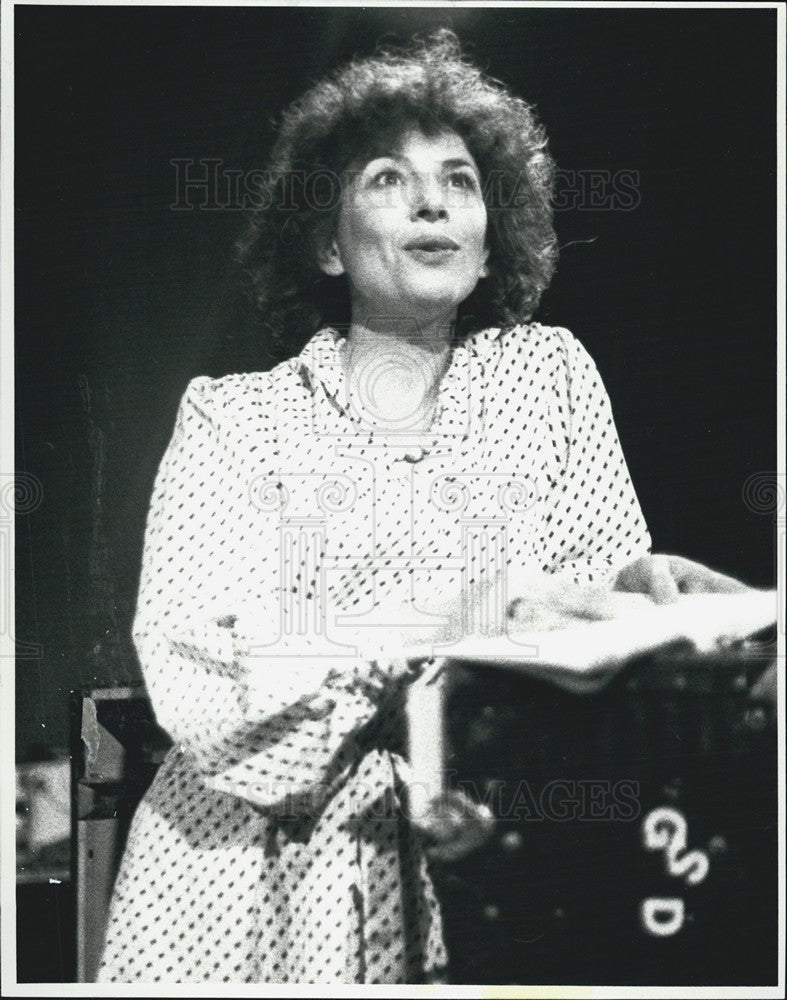 1981 Press Photo Actress Judith Aplon - Historic Images