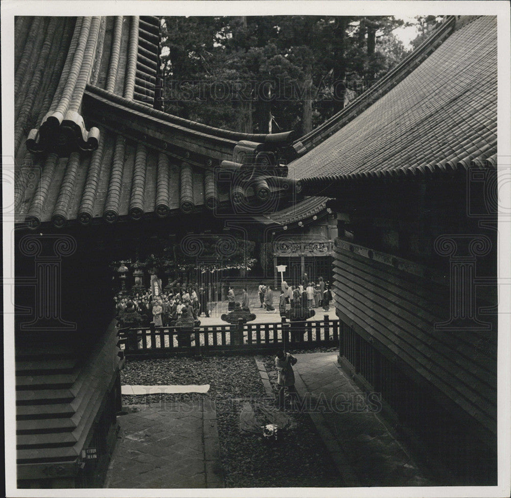 1972 Press Photo Japanese Temple - Historic Images