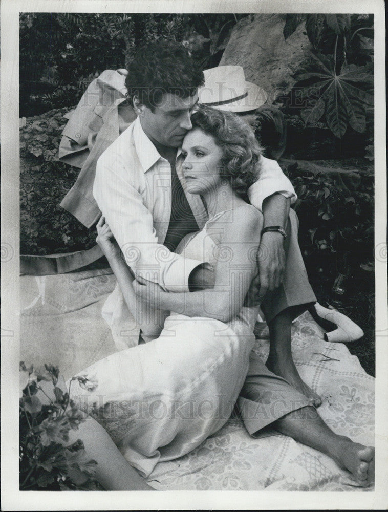 1982 Press Photo Actors Lee Remick And Ian McShane In ABC TV Movie The Letter - Historic Images