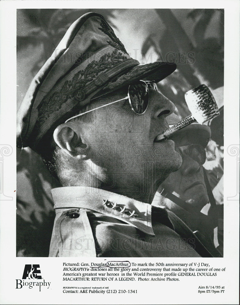 1995 Press Photo Gen. Douglas Macarthur - Historic Images