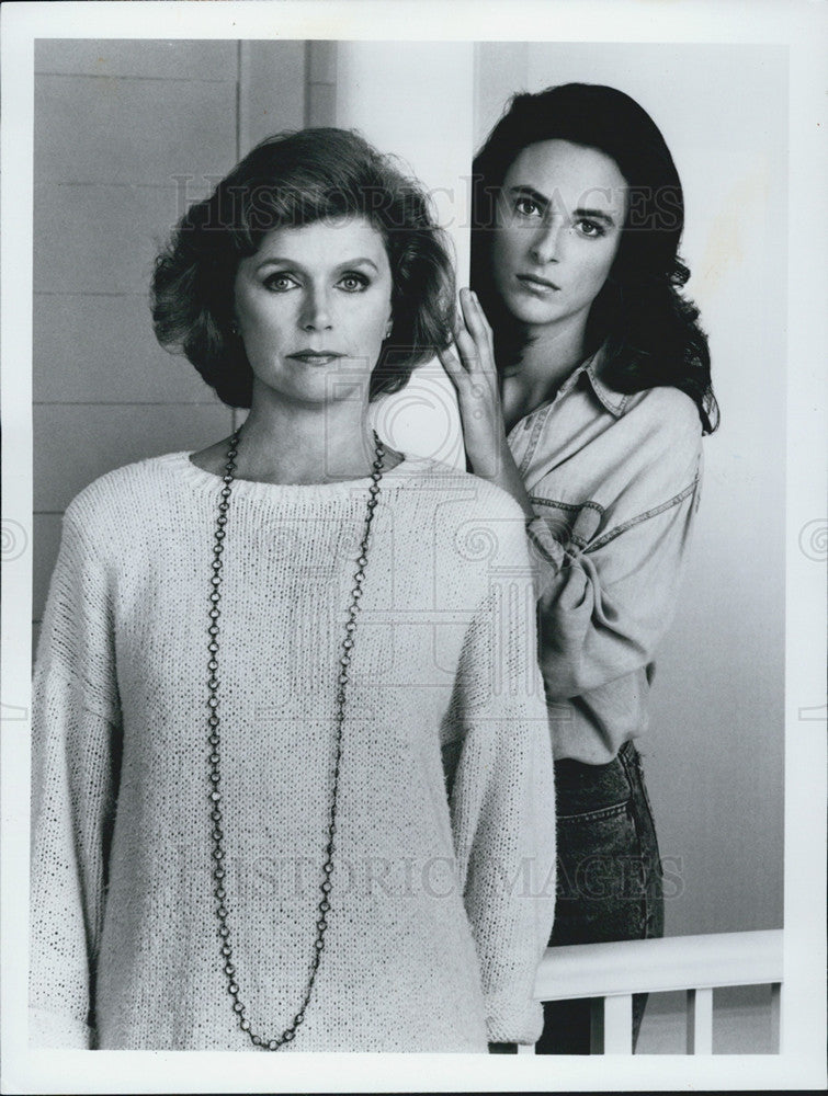 1990 Press Photo Lee Remick And Marlee Matlin In CBS TV Movie Bridge To Silence - Historic Images