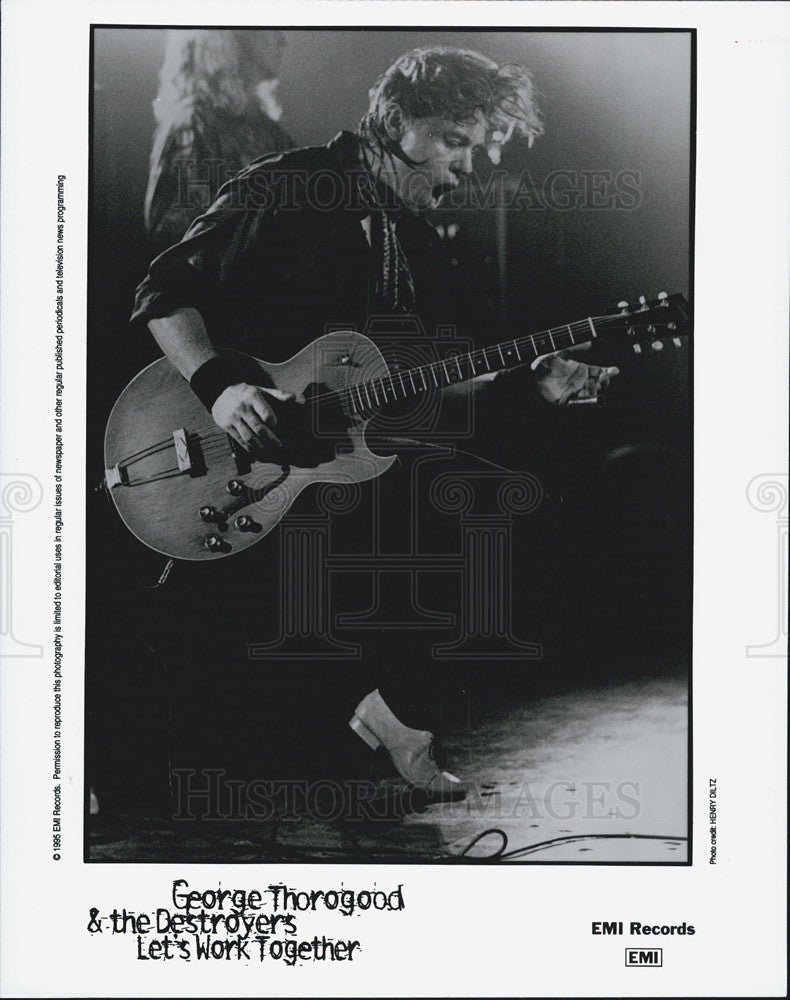 1995 Press Photo George Thorogood and the Destroyers - Historic Images