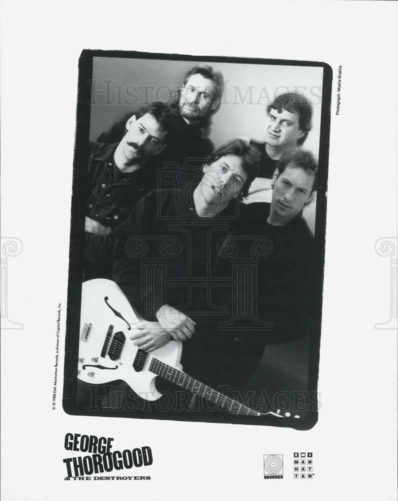 1988 Press Photo George Thorogood &amp; the Destroyers - Historic Images