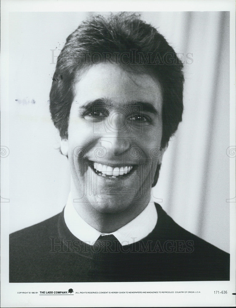 1982 Press Photo Henry Winkler Actor Director Producer Night Shift Movie Film - Historic Images