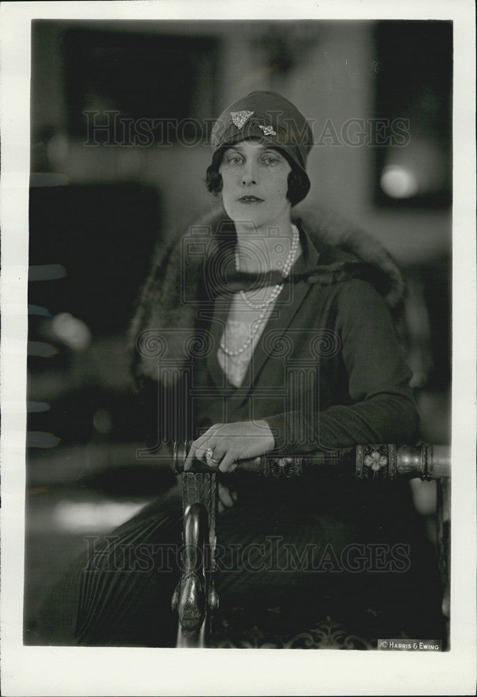 Press Photo Mrs Ogden L. Mills wife of secretary of Treasury - Historic Images