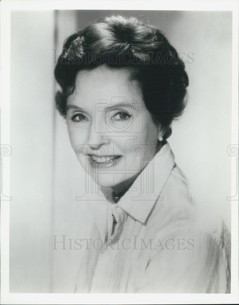 Press Photo Jane Wyatt American Actress Wife Mother Father Knows Best Series - Historic Images