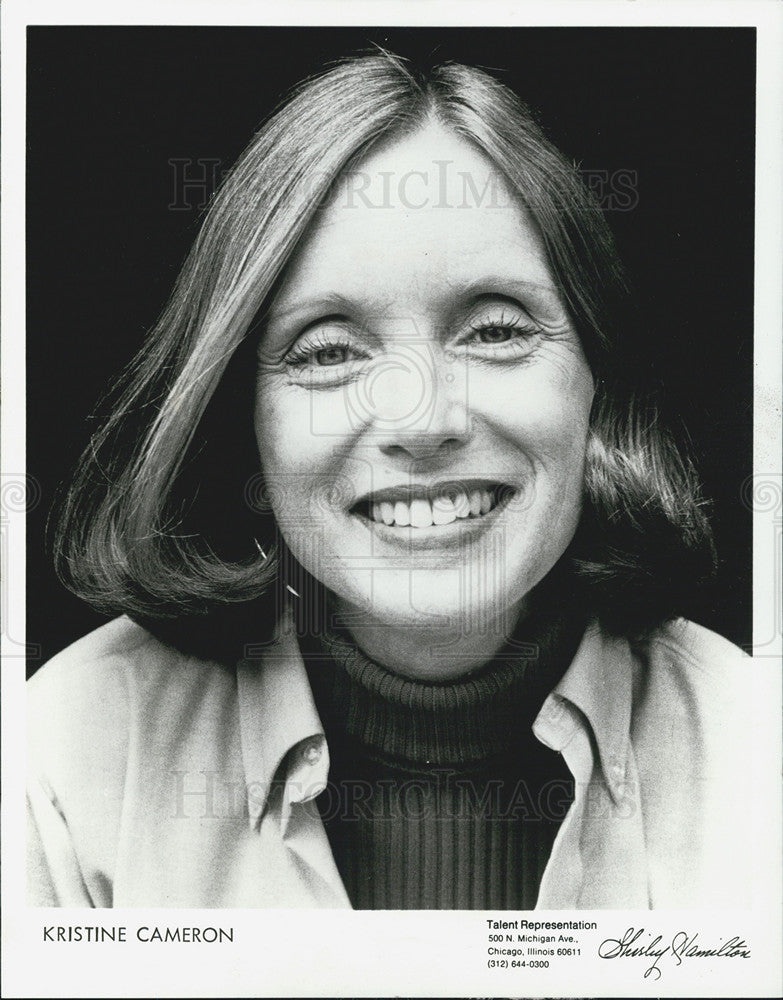 1974 Press Photo Kristine Cameron Actress Mahogany Film Movie Chicago Filming - Historic Images