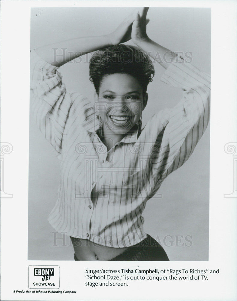Press Photo Tisha Campbell Actress Singer School Daze Rags To Riches TV Ebony - Historic Images