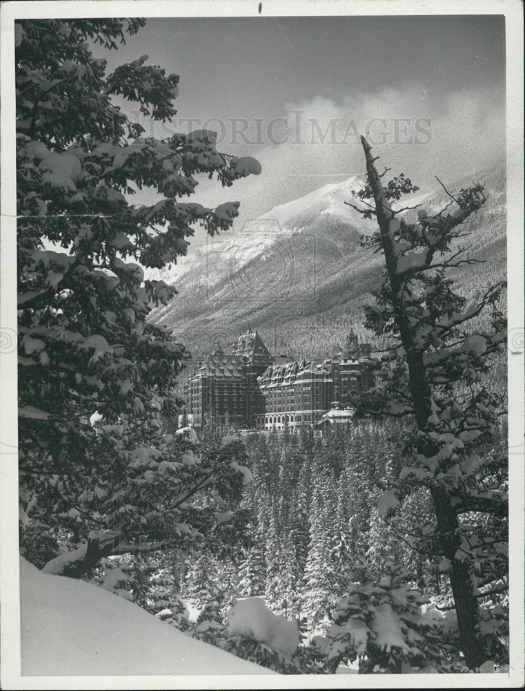 1970 Press Photo Canadian Rockies Canada Banff Springs Hotel National Park - Historic Images