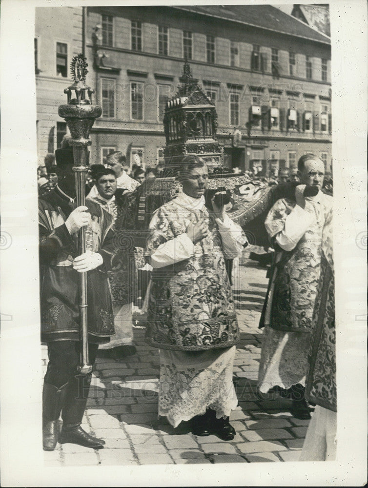 1934 Press Photo St Stephen&#39;s day in Budapest Hungary - Historic Images