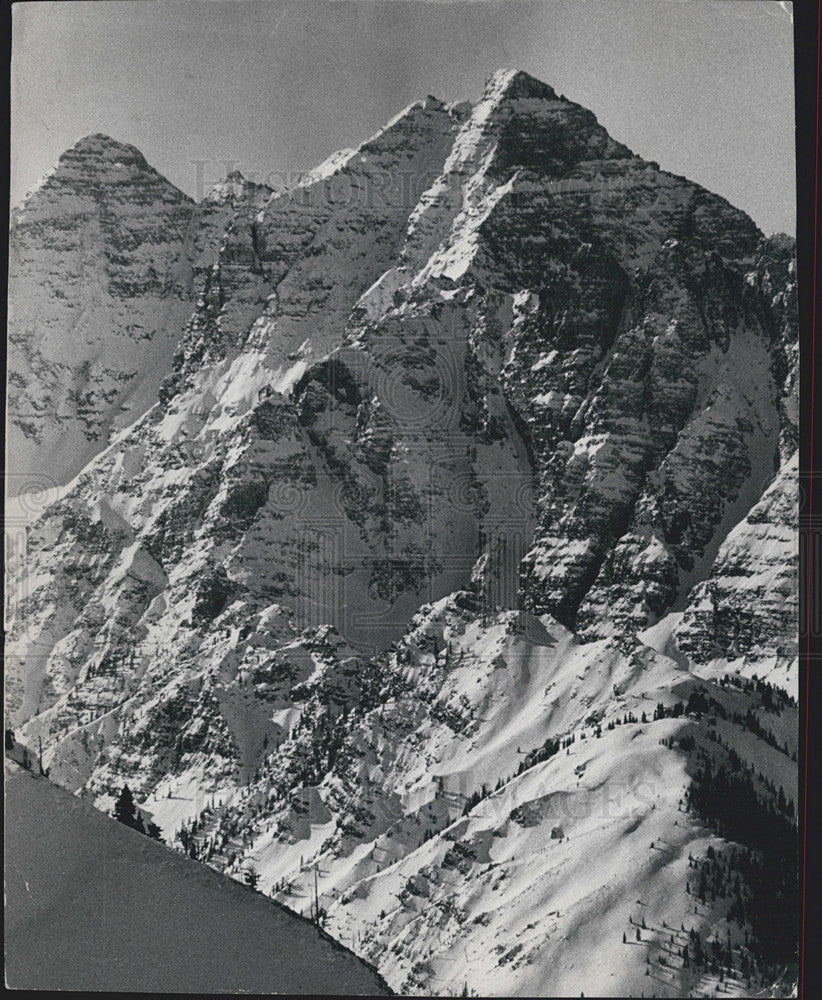 1978 Press Photo Pyramid Peak in Colorado - Historic Images