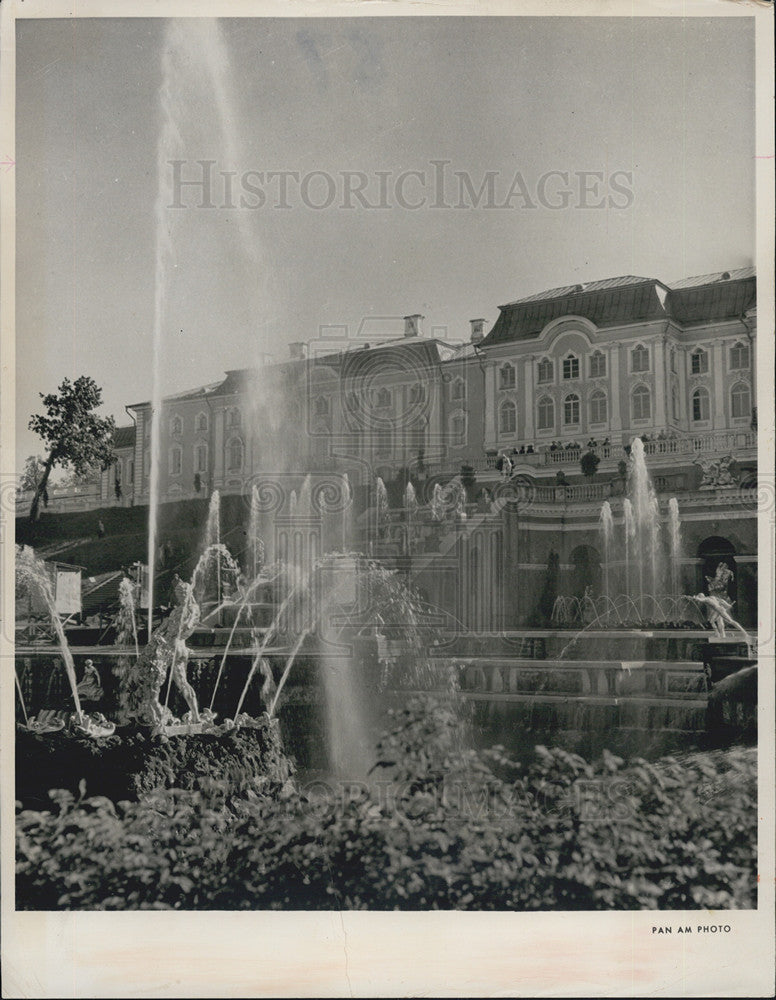 1959 Press Photo Palace of Petrodvorets in Leningrad Used by Czars Summer Home - Historic Images