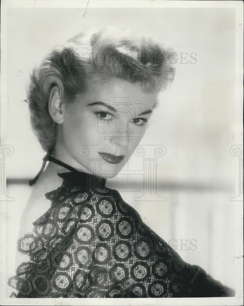 1958 Press Photo Actress K.T. Stevens - Historic Images