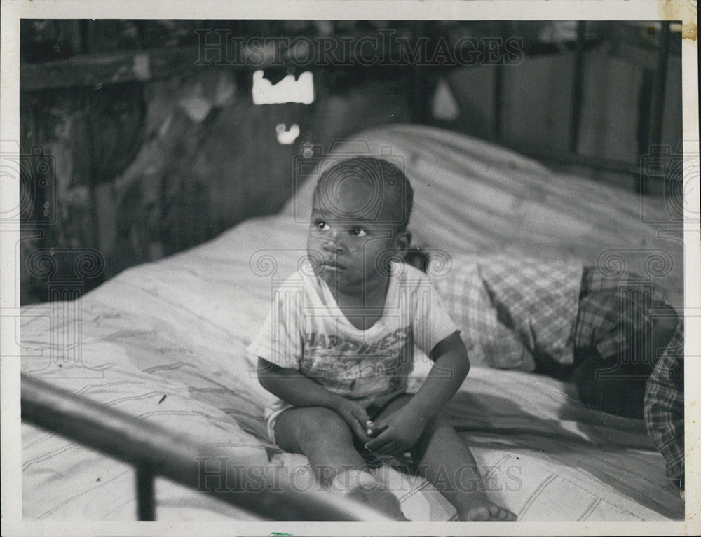 1968 Press Photo Son of a Sharecropper Featured on &quot;Hunger in America&quot; on CBS - Historic Images