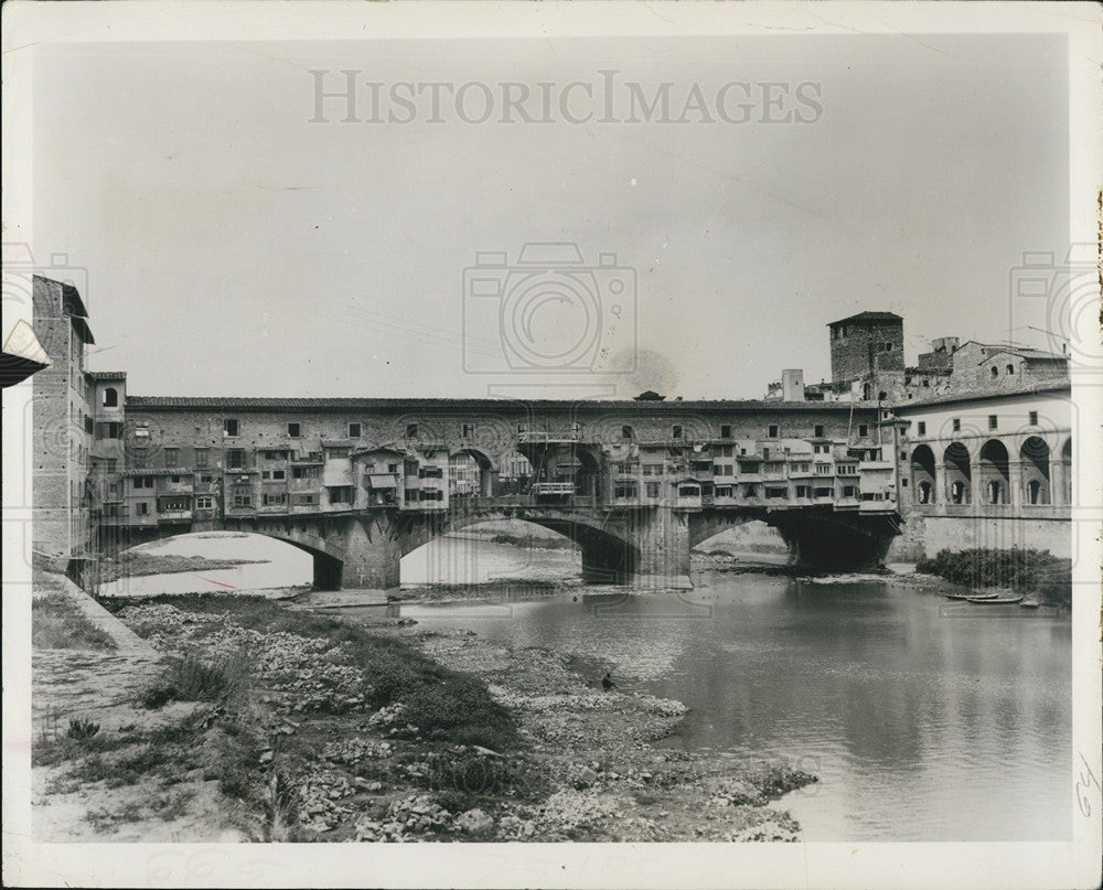 1982 Press Photo Ponte Vecchio Florence Italy 1566 landmark - Historic Images