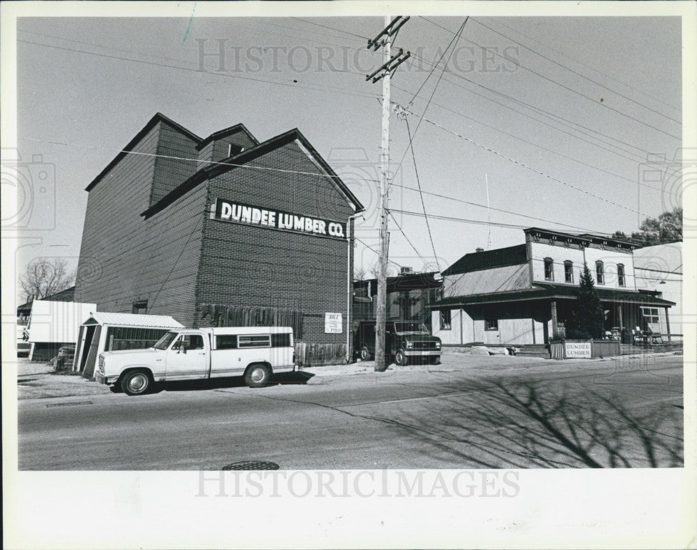 1984 Press Photo Dundee Illinois Area Includes Small Town Scenes - Historic Images