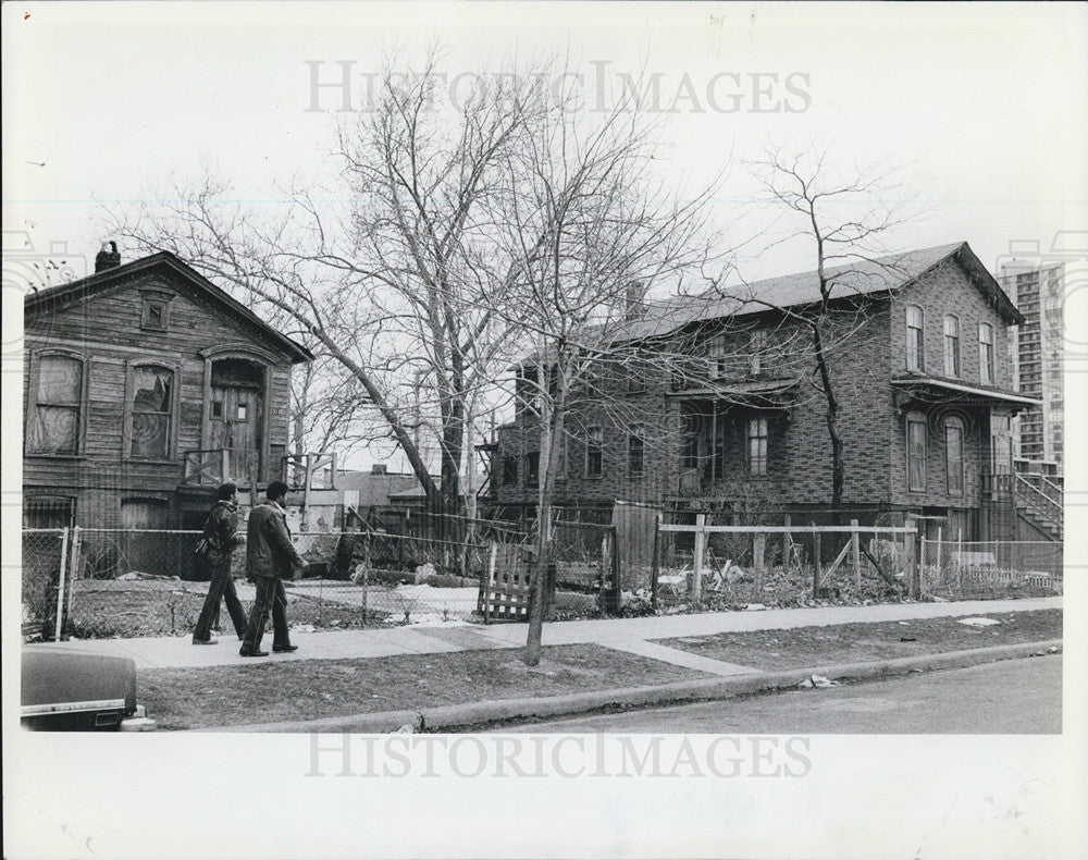 1982 Press Photo The Douglas neighborhood on the Near South Side - Historic Images