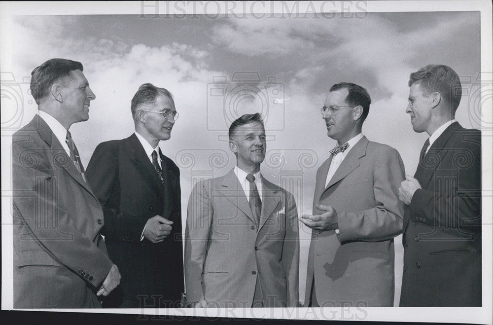 1952 Press Photo Presbyterian Reverends Cavin Cummings Benson Male Doctor Ned - Historic Images