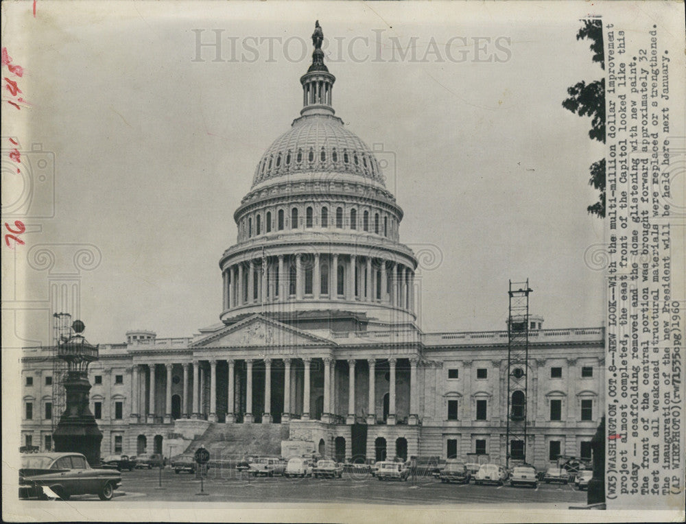 1960 Press Photo Capitol Building Washington D.c. - Historic Images