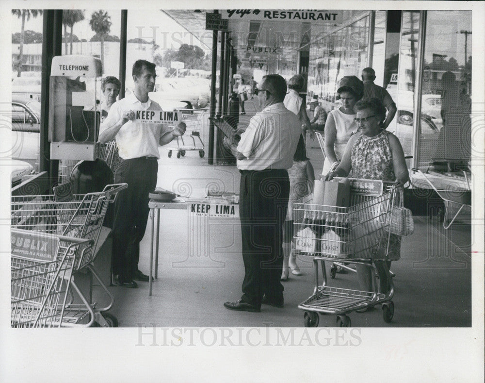 1968 Press Photo S. Pasadena Commission trying to keep Lima - Historic Images