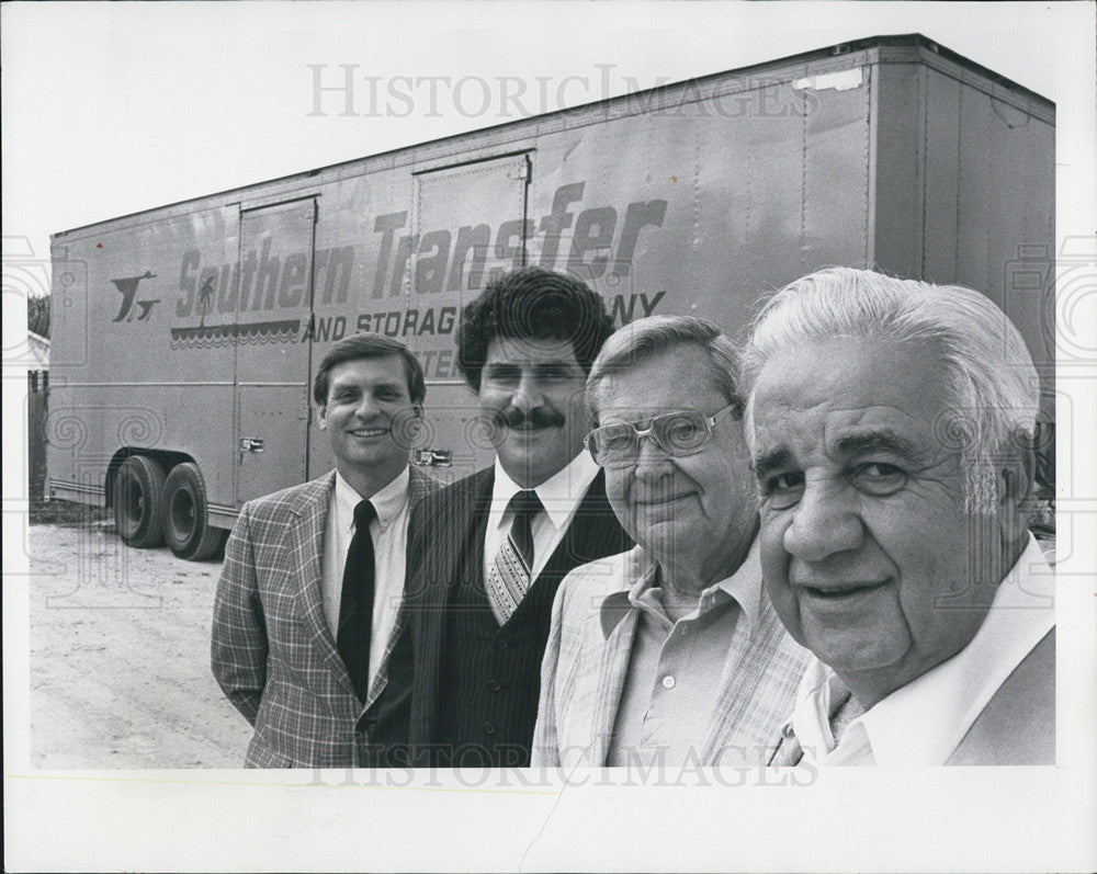 1983 Press Photo Southern Transfer and Storage Co. John Pardee John Kaleel - Historic Images