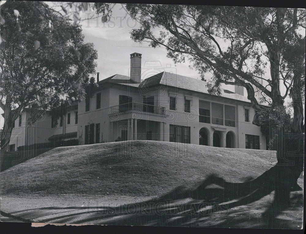 1957 Press Photo Australian White House Is Residence Of Prime Minister Canbura - Historic Images