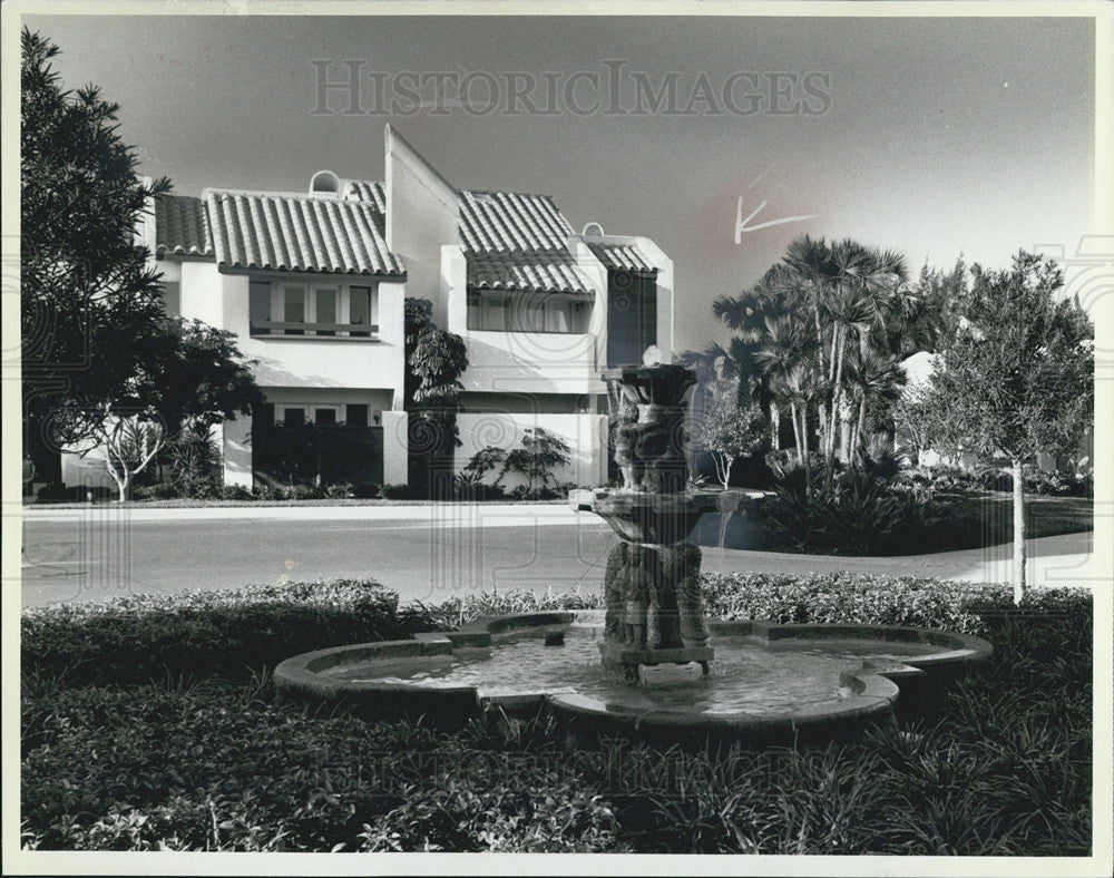 1984 Press Photo The Moorings Of Vero Beach-River Mews Condos Exterior - Historic Images