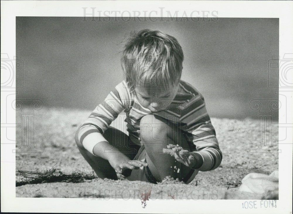 1985 Press Photo Jimmy Amsden Belleair Causeway - Historic Images