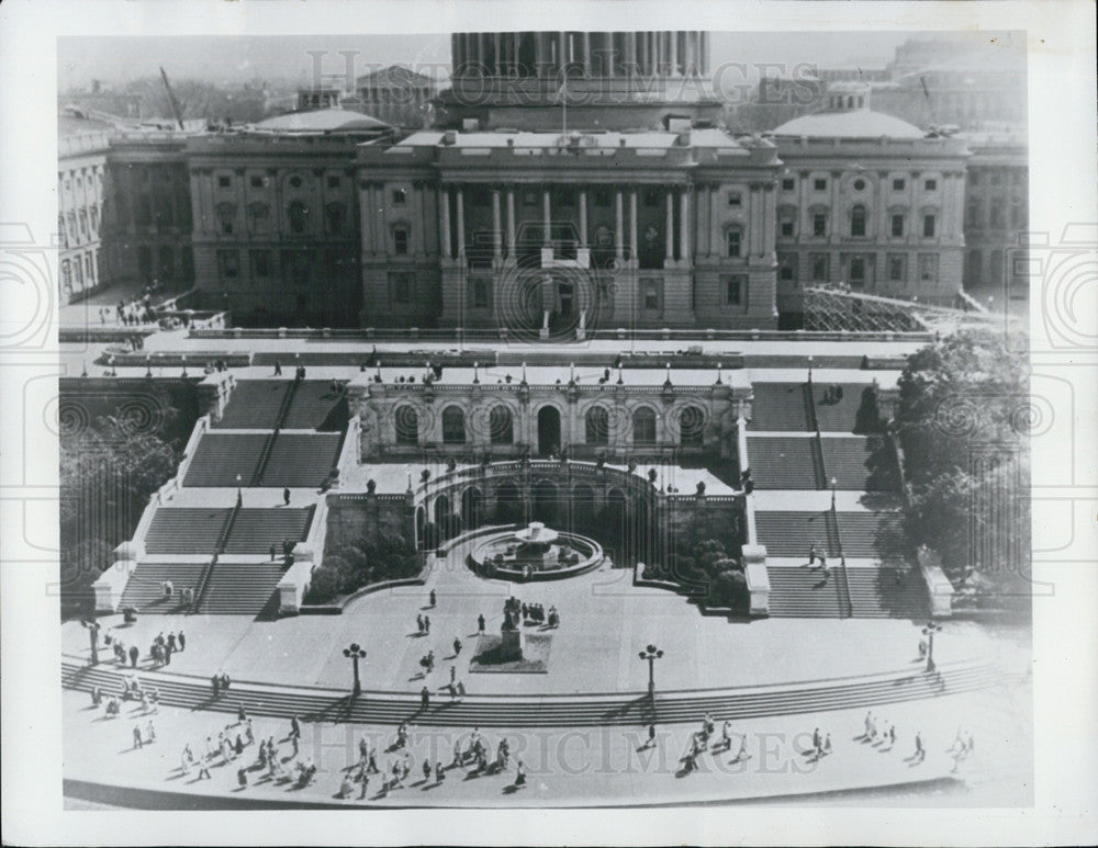 1974 Press Photo Washington DC/United States Capitol Building Terrace - Historic Images