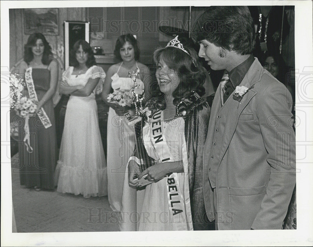 1980 Press Photo Laura Chiccino named Italian American Club&#39;s Queen - Historic Images