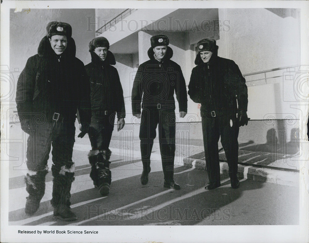 1969 Press Photo Yevgeny Khrunov, Alexei Yeliseyev, Vladimir Shatalov &amp; Boris Volynov - Historic Images