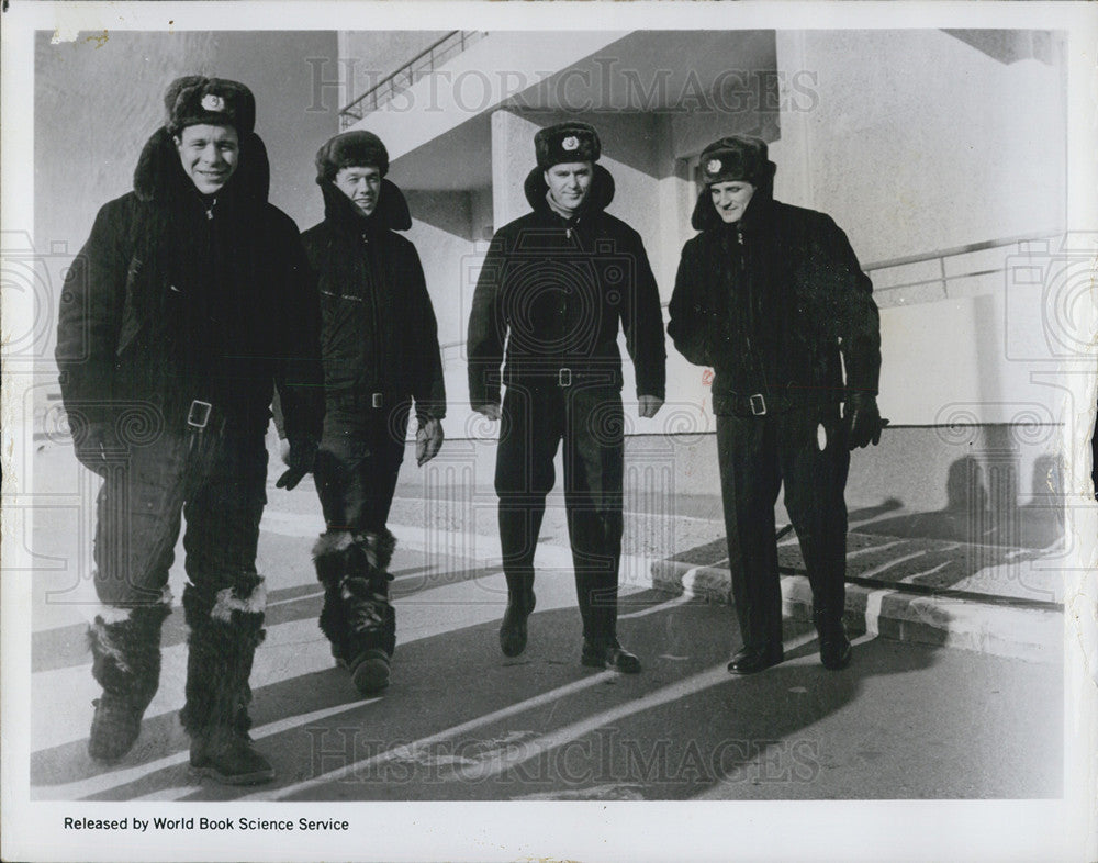1969 Press Photo Yevgeny Khrunov, Alexei Yeliseyev, Vladimir Shatalov & Boris Volynov - Historic Images
