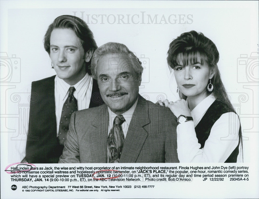 Hal Linden Stars As Jack in Jack's Place With Finola Hughes 1992 ...