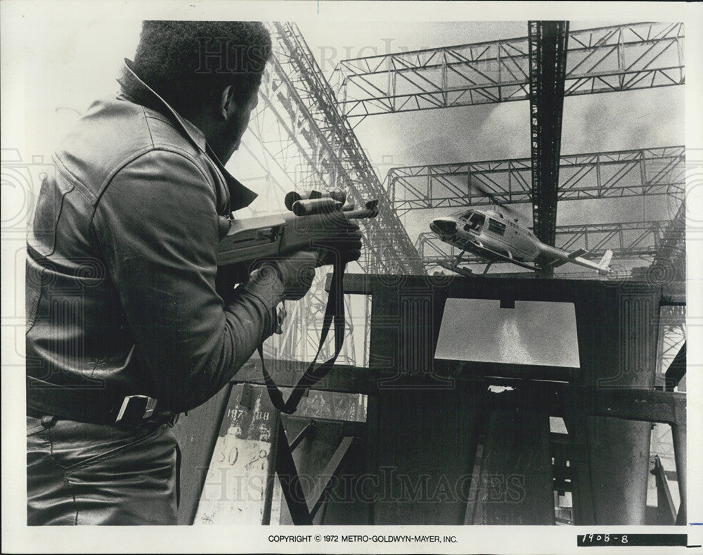 1972 Press Photo Actor Richard Roundtree Starring In &quot;Shaft&quot; MGM Film - Historic Images