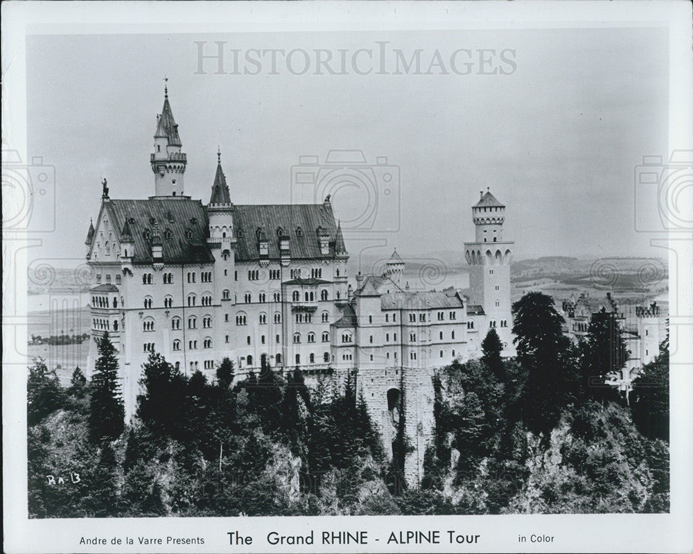 1973 Press Photo Neuschwanstein Castle In Bavaria Constructed By King Ludwig - Historic Images