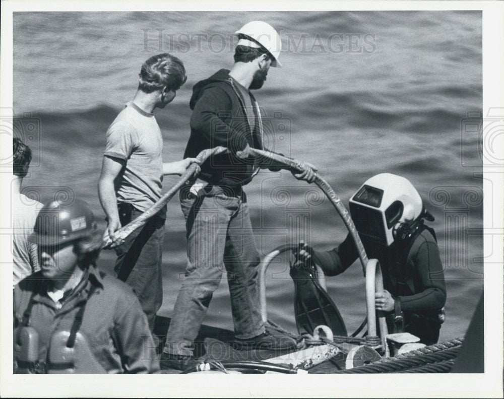 1980 Press Photo Military Water Craft - Historic Images