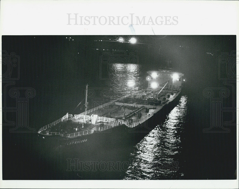 Press Photo Military Blackthorn Capricorn ship boat - Historic Images