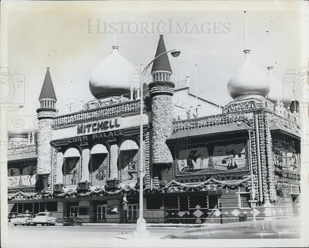 1979 Press Photo Decorations Of Corn Palace in Mitchell, SD, New Each Year - Historic Images