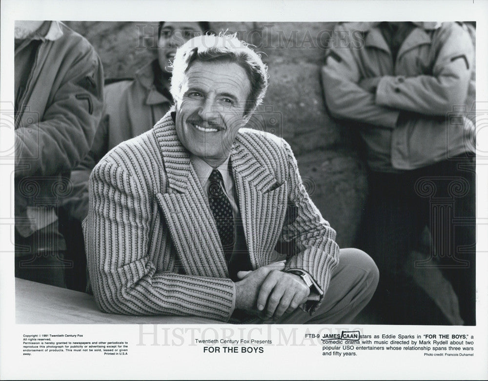 1991 Press Photo For The Boys Actor James Caan - Historic Images