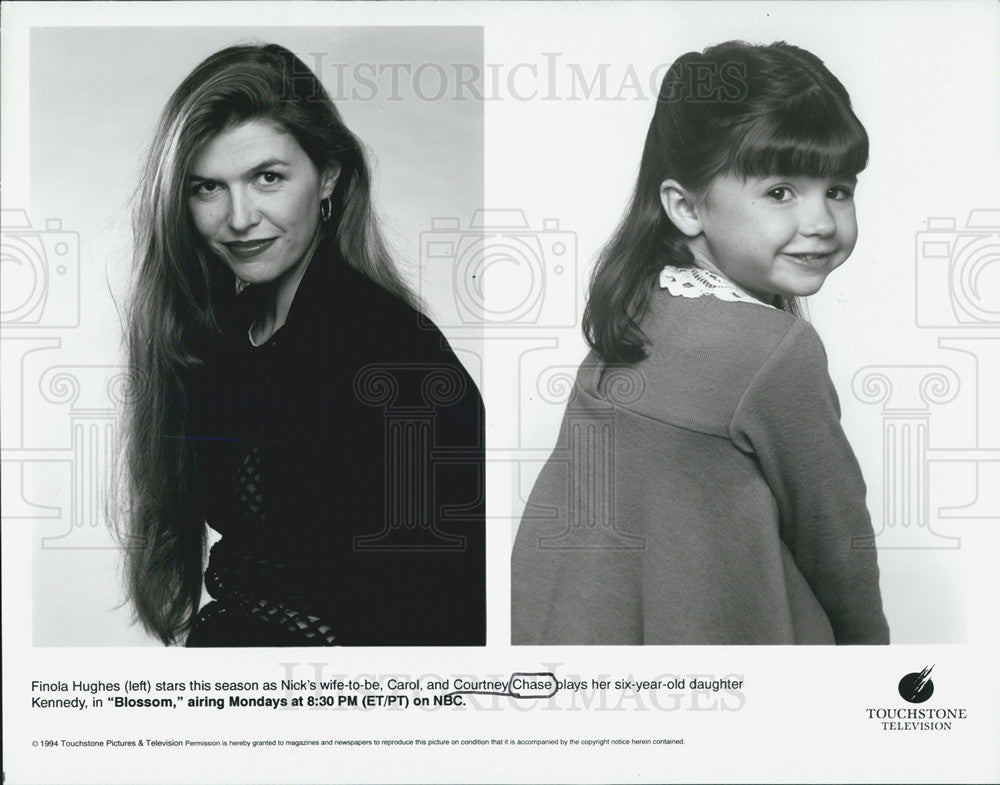 1994 Press Photo Finola Hughes Actress Courtney Chase Blossom Television Series - Historic Images