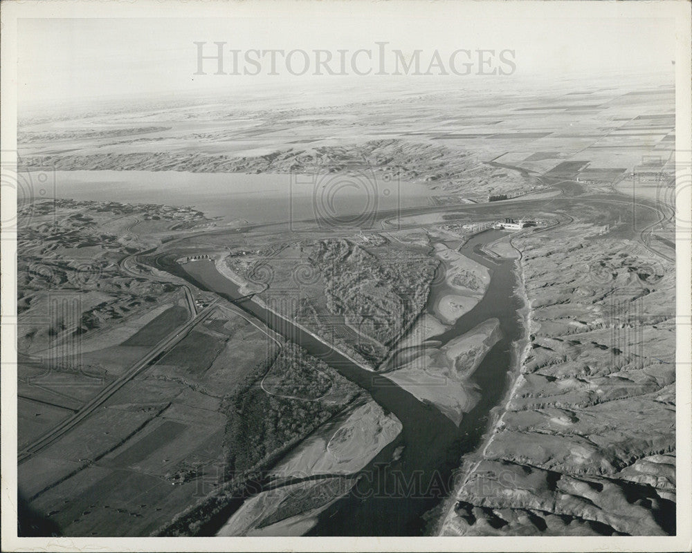 Press Photo Aerial view of South Dakota - Historic Images