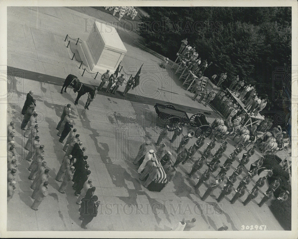 1948 Press Photo Scene from the funeral of Gen John J. Pershing - Historic Images