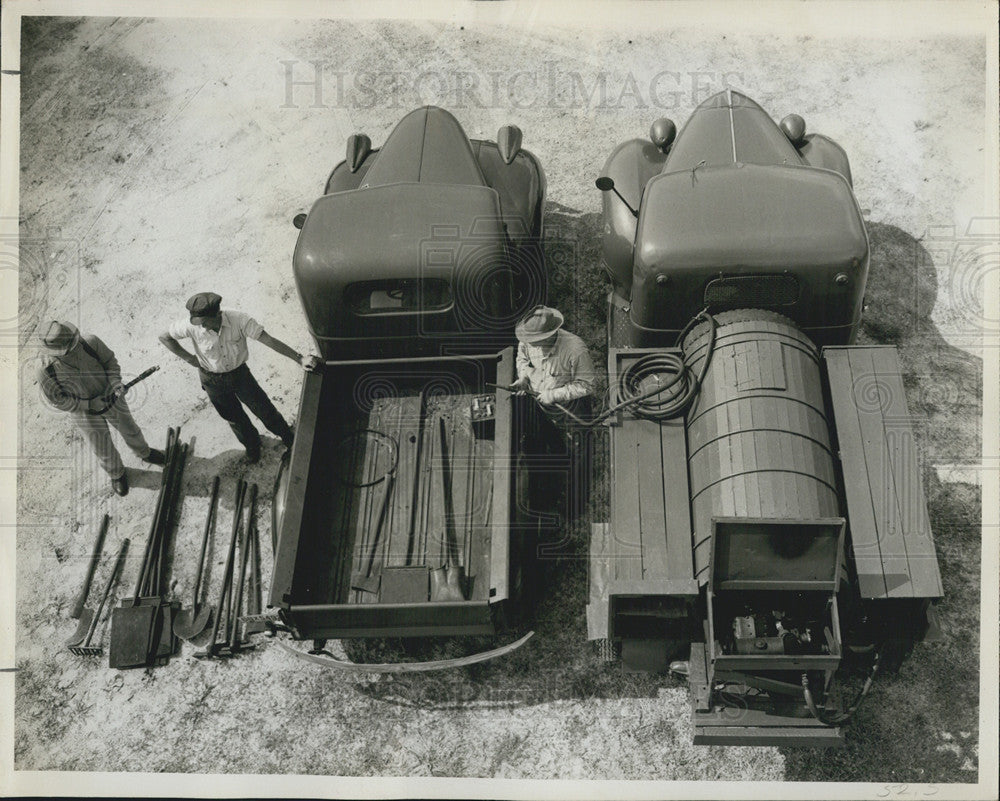 1969 Press Photo Equipment used by the Pinella Park wardens for grass fires. - Historic Images