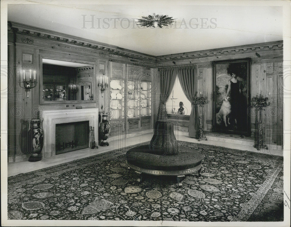 1952 Press Photo General view of the Newly renovated China Room in the White House - Historic Images