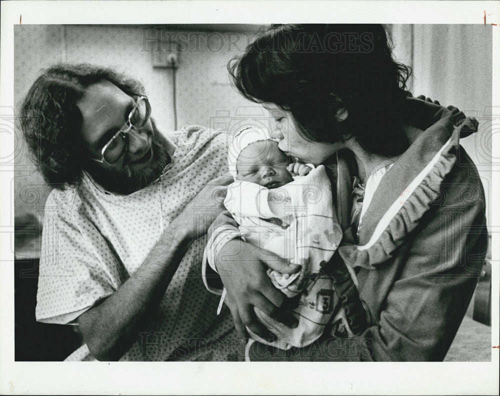 1985 Press Photo Hamm Baby New Year - Historic Images