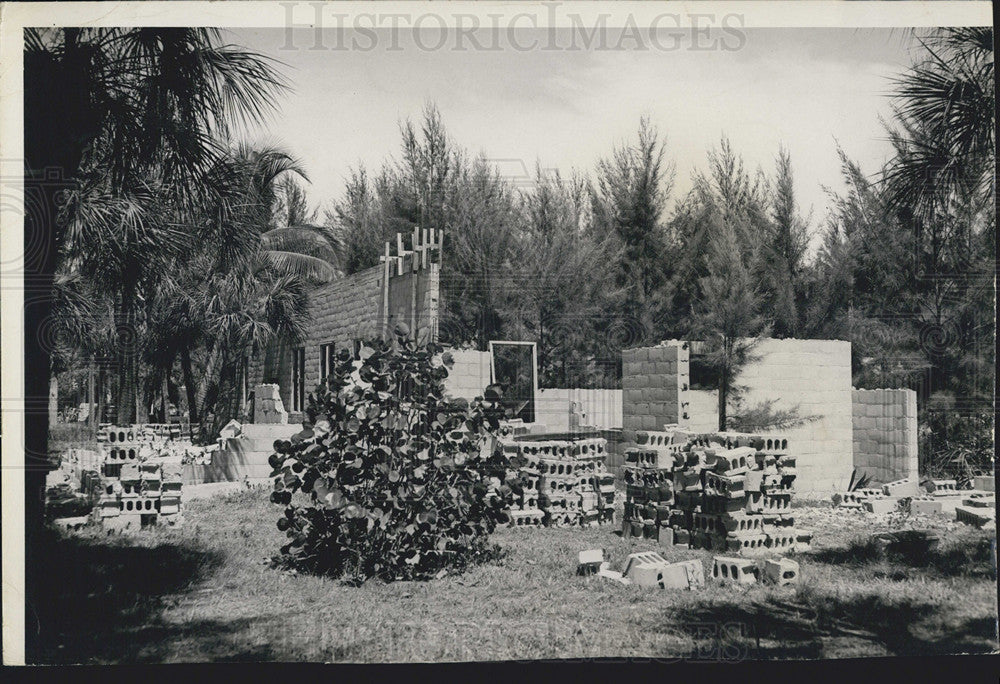 1949 Press Photo Building Demolition - Historic Images