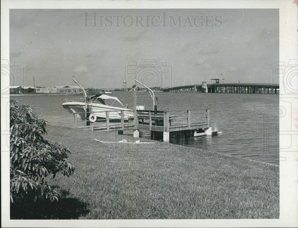 1970 Press Photo Belleair Beach/Clearwater Bay Florida - Historic Images